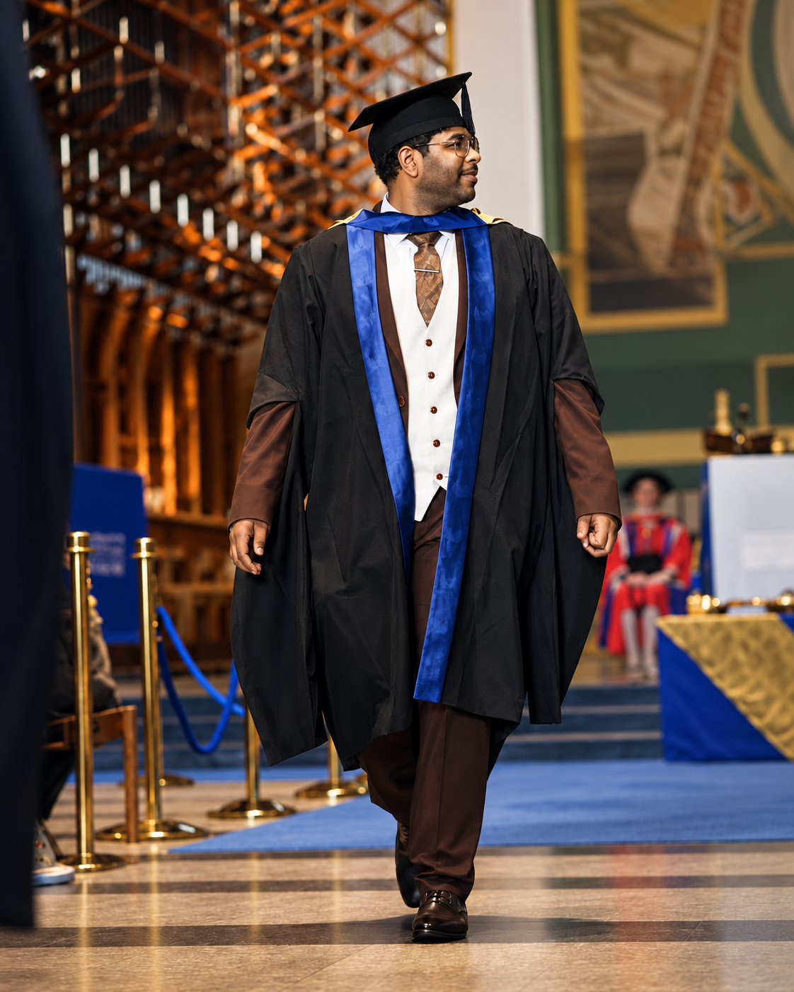 Bhavan Chandupatla in graduation attire